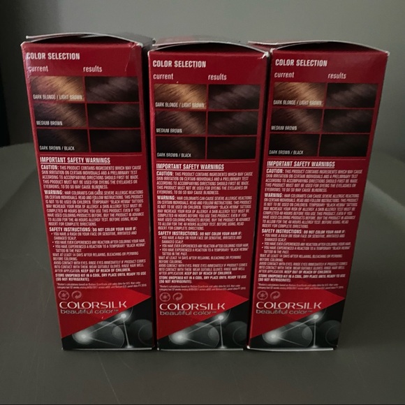 3 Pack Revlon Colorsilk Permanent Hair Dye Deep Rich Brown Hair Color Brunette - Picture 2 of 6